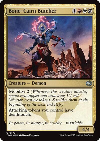 Bone Cairn Butcher Tarkir: Dragonstorm TDM #173 (Uncommon) Magic: The Gathering: