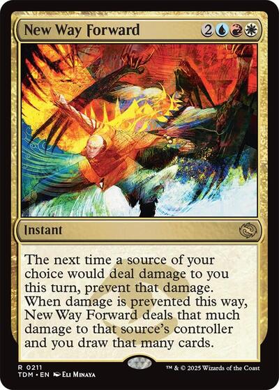 New Way Forward TDM #211 (Near Mint Rare) Magic: The Gathering: Tarkir: Dragonstorm