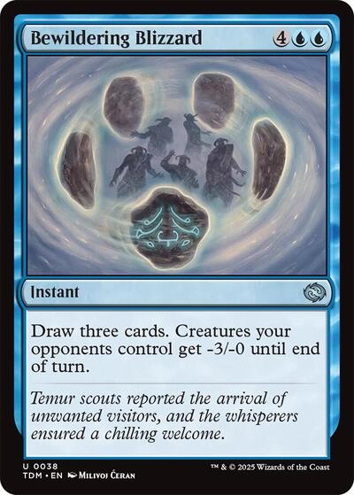 Bewildering Blizzard TDM #38 (Near Mint Uncommon) Magic: The Gathering: Tarkir: Dragonstorm