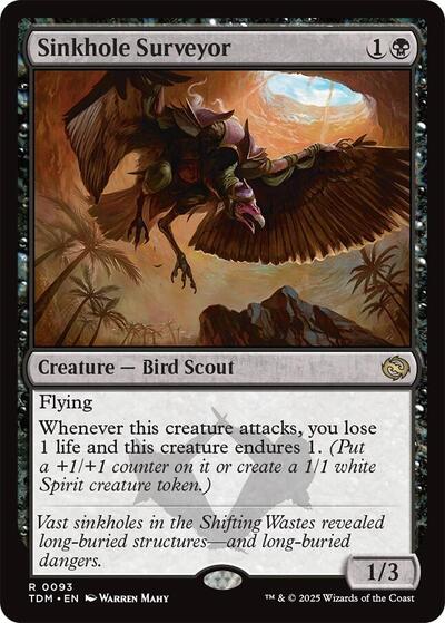 Sinkhole Surveyor TDM #93 (Near Mint Rare) Magic: The Gathering: Tarkir: Dragonstorm
