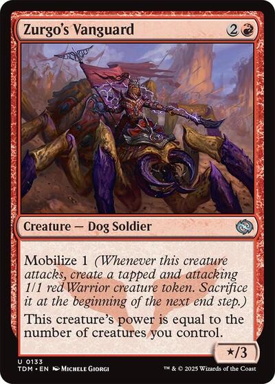 Zurgos Vanguard TDM #133 (Near Mint Uncommon) Magic: The Gathering: Tarkir: Dragonstorm