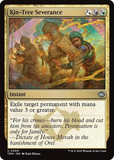 Kin Tree Severance TDM #200 (Near Mint Uncommon) Magic: The Gathering: Tarkir: Dragonstorm