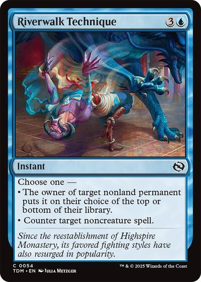 Riverwalk Technique TDM #54 (Near Mint Common) Magic: The Gathering: Tarkir: Dragonstorm