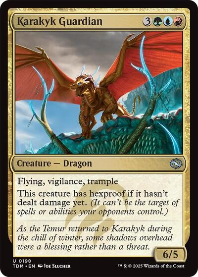 Karakyk Guardian TDM #198 (Near Mint Uncommon) Magic: The Gathering: Tarkir: Dragonstorm