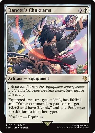 Dancers Chakrams FIC #17 (Near Mint Rare) Magic: The Gathering: Commander: FINAL FANTASY