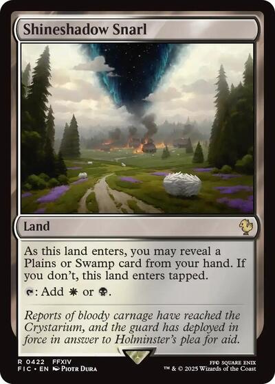 Shineshadow Snarl FIC #422 (Near Mint Rare) Magic: The Gathering: Commander: FINAL FANTASY