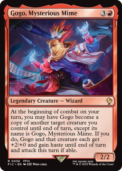 Gogo Mysterious Mime FIC #56 (Near Mint Rare) Magic: The Gathering: Commander: FINAL FANTASY