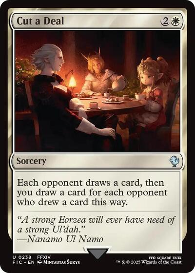 Cut a Deal FIC #238 (Near Mint Uncommon) Magic: The Gathering: Commander: FINAL FANTASY