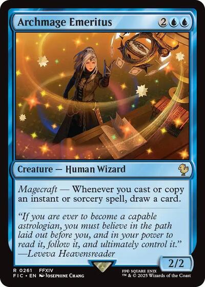 Archmage Emeritus FIC #261 (Near Mint Rare) Magic: The Gathering: Commander: FINAL FANTASY