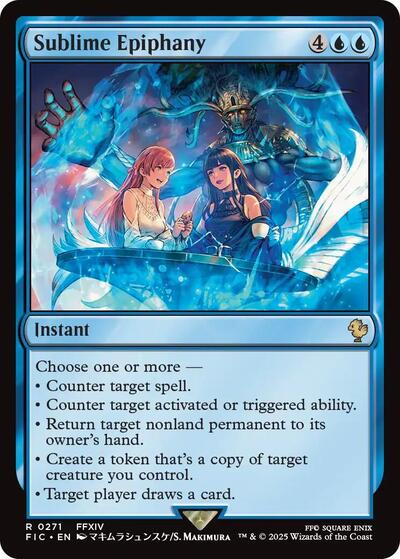 Sublime Epiphany FIC #271 (Near Mint Rare) Magic: The Gathering: Commander: FINAL FANTASY