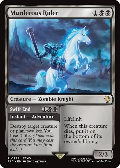 Murderous Rider FIC #279 (Near Mint Rare) Magic: The Gathering: Commander: FINAL FANTASY