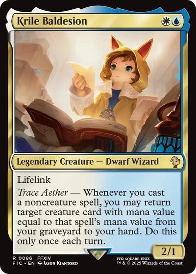 Krile Baldesion FIC #86 (Near Mint Rare) Magic: The Gathering: Commander: FINAL FANTASY
