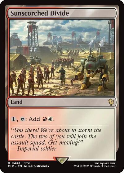 Sunscorched Divide FIC #433 (Near Mint Rare) Magic: The Gathering: Commander: FINAL FANTASY