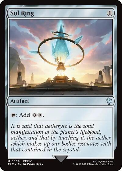 Sol Ring 0359 FIC #359 (Near Mint Uncommon) Magic: The Gathering: Commander: FINAL FANTASY
