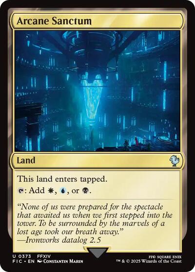 Arcane Sanctum FIC #373 (Near Mint Uncommon) Magic: The Gathering: Commander: FINAL FANTASY