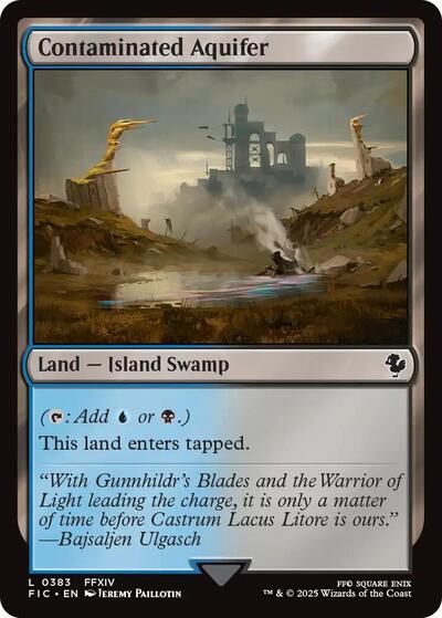 Contaminated Aquifer FIC #383 (Near Mint Land) Magic: The Gathering: Commander: FINAL FANTASY