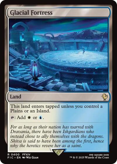 Glacial Fortress FIC #400 (Near Mint Rare) Magic: The Gathering: Commander: FINAL FANTASY