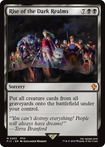 Rise of the Dark Realms FIC #283 (Near Mint Mythic Rare) Magic: The Gathering: Commander: FINAL FANTASY