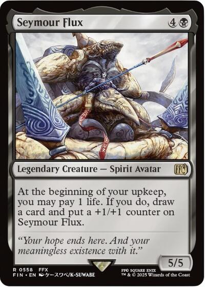 Seymour Flux FIN #558 (Near Mint Rare) Magic: The Gathering: FINAL FANTASY
