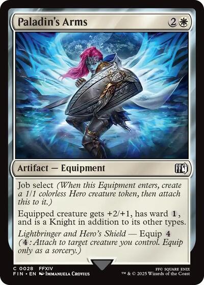 Paladins Arms FIN #28 (Near Mint Common) Magic: The Gathering: FINAL FANTASY