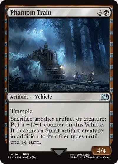 Phantom Train FIN #110 (Near Mint Uncommon) Magic: The Gathering: FINAL FANTASY