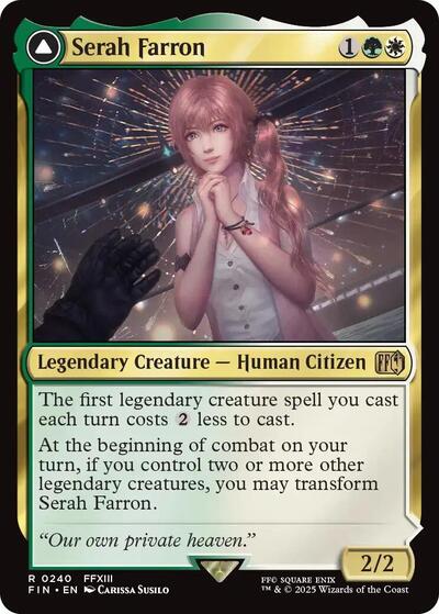 Serah Farron FIN #240 (Near Mint Rare) Magic: The Gathering: FINAL FANTASY