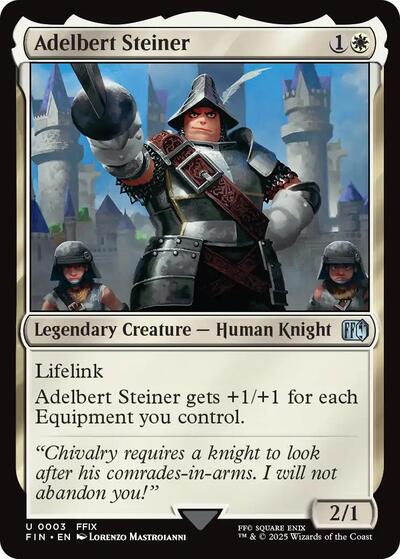 Adelbert Steiner FIN #3 (Near Mint Uncommon) Magic: The Gathering: FINAL FANTASY