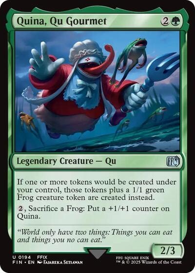 Quina, Qu Gourmet FINAL FANTASY FIN #194 (Uncommon) Magic: The Gathering: