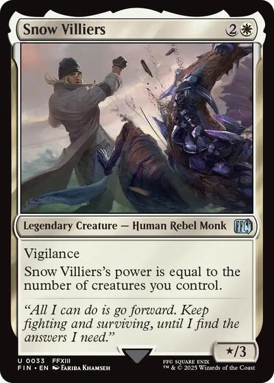 Snow Villiers FIN #33 (Near Mint Uncommon) Magic: The Gathering: FINAL FANTASY