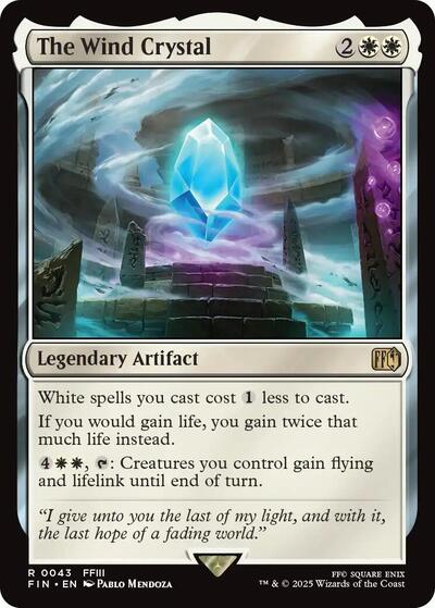 The Wind Crystal FIN #43 (Near Mint Rare) Magic: The Gathering: FINAL FANTASY