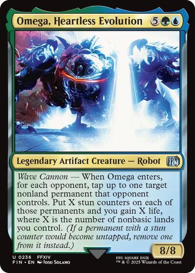 Omega Heartless Evolution FIN #236 (Near Mint Uncommon) Magic: The Gathering: FINAL FANTASY