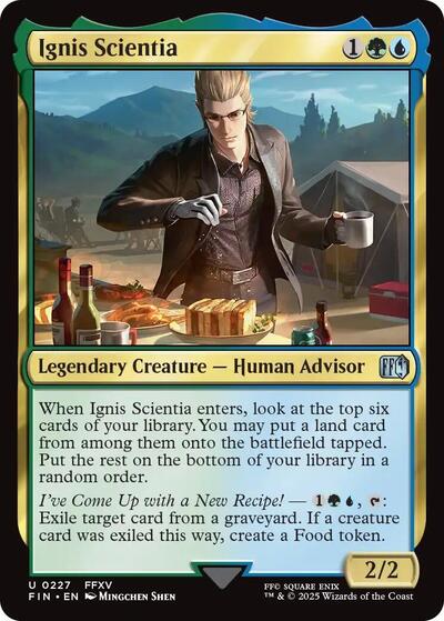 Ignis Scientia FIN #227 (Near Mint Uncommon) Magic: The Gathering: FINAL FANTASY