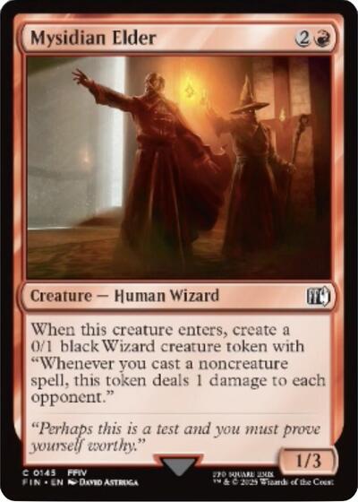 Mysidian Elder FIN #145 (Near Mint Common) Magic: The Gathering: FINAL FANTASY