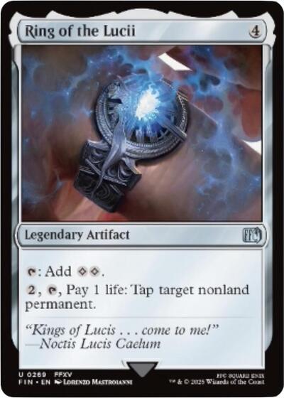 Ring of the Lucii FIN #269 (Near Mint Uncommon) Magic: The Gathering: FINAL FANTASY