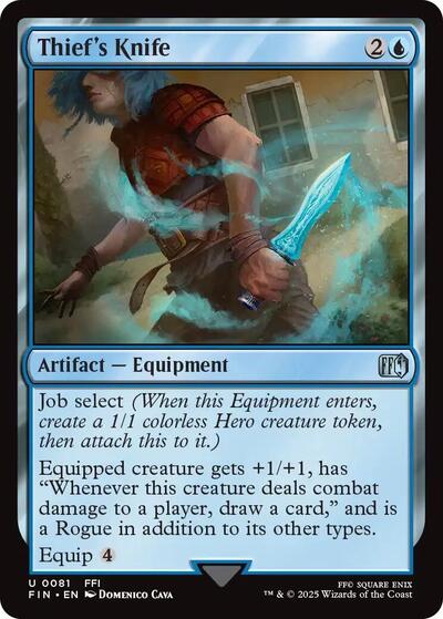 Thief's Knife FIN #81 (Near Mint Uncommon) Magic: The Gathering: FINAL FANTASY