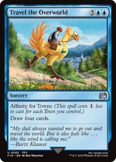 Travel the Overworld FIN #82 (Near Mint Uncommon) Magic: The Gathering: FINAL FANTASY