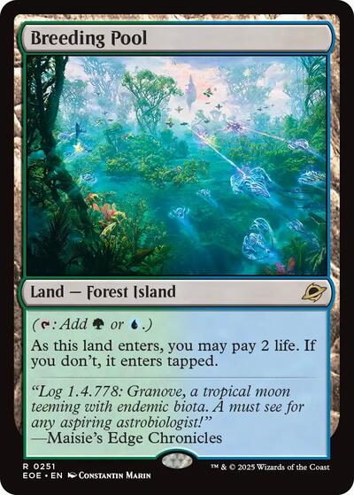 Breeding Pool EOE #251 (Near Mint Rare) Magic: The Gathering: Edge of Eternities