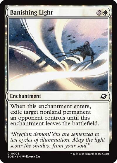 Banishing Light EOE #6 (Near Mint Common) Magic: The Gathering: Edge of Eternities