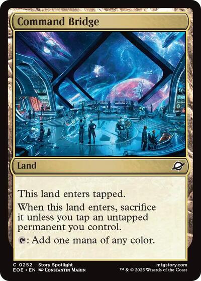 Command Bridge EOE #252 (Near Mint Common) Magic: The Gathering: Edge of Eternities
