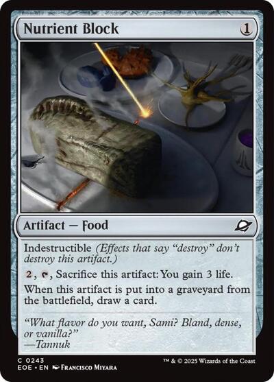 Nutrient Block EOE #243 (Near Mint Common) Magic: The Gathering: Edge of Eternities