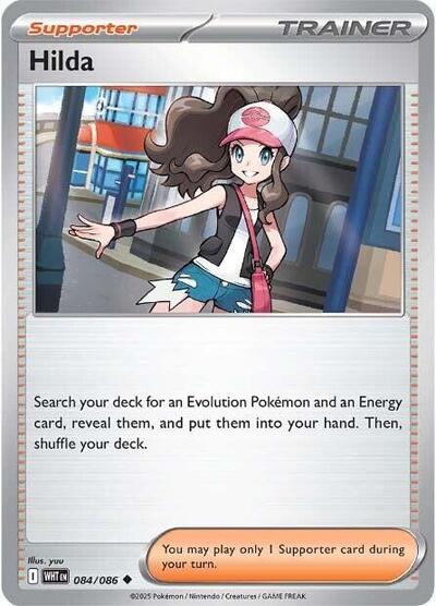 Hilda WHT #084/086 (Near Mint Uncommon) Pokemon: SV: White Flare