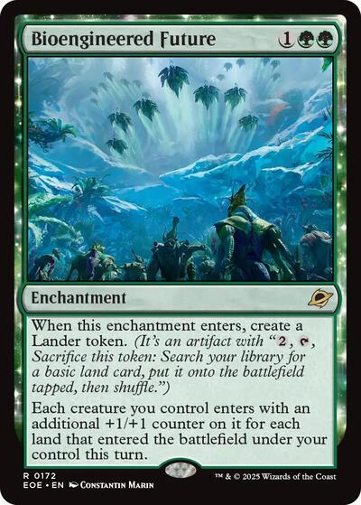 Bioengineered Future EOE #172 (Near Mint Rare) Magic: The Gathering: Edge of Eternities