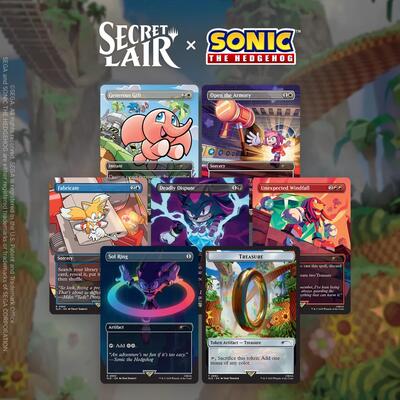 Secret Lair x Sonic the Hedgehog Superdrop: Chasing Adventure (Non-Foil) SLD (Unopened) Magic: The Gathering: Secret Lair Drop Series