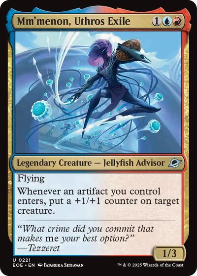 Mmmenon Uthros Exile EOE #221 (Near Mint Uncommon) Magic: The Gathering: Edge of Eternities