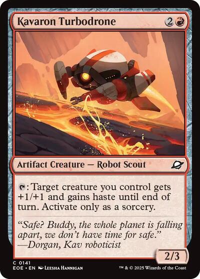 Kavaron Turbodrone EOE #141 (Near Mint Common) Magic: The Gathering: Edge of Eternities