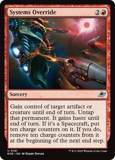 Systems Override EOE #161 (Near Mint Uncommon) Magic: The Gathering: Edge of Eternities
