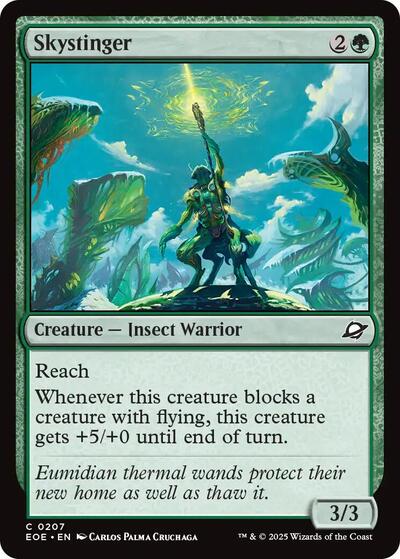 Skystinger EOE #207 (Near Mint Common) Magic: The Gathering: Edge of Eternities