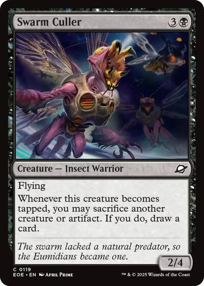 Swarm Culler EOE #119 (Near Mint Common) Magic: The Gathering: Edge of Eternities
