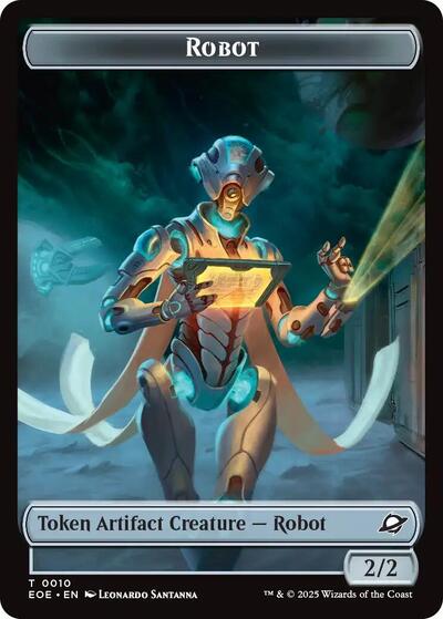 Robot Lander 0006 Double Sided Token EOE #10 // 6 (Near Mint T) Magic: The Gathering: Edge of Eternities