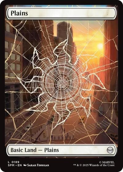 Plains (0189) Marvel's Spider-Man SPM #189 (Land) Magic: The Gathering: